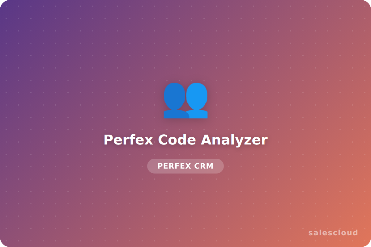 Perfex Code Analyzer — Análisis Estático y Profiler de Rendimiento