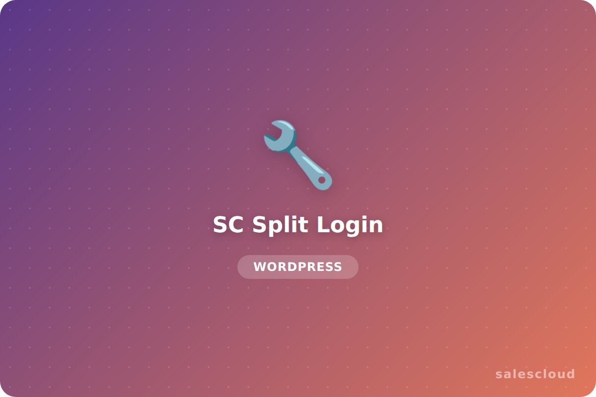 SC Split Login — Login Profesional para WordPress