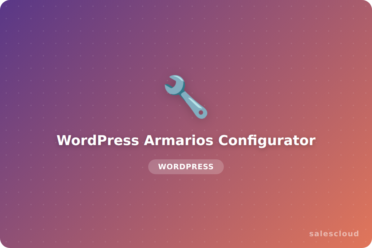 WordPress Armarios Configurator — Configurador 3D de Armarios