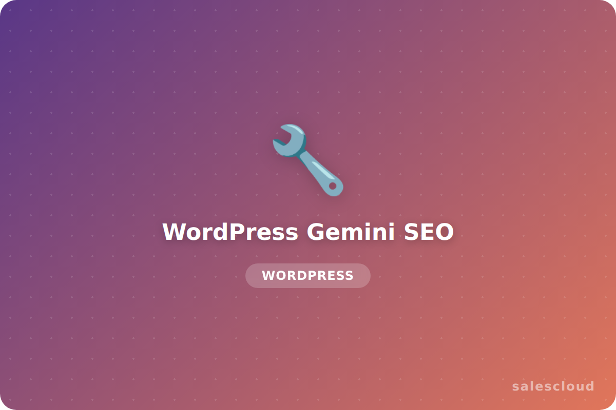 WordPress Gemini SEO — Generador de Metadatos SEO con IA