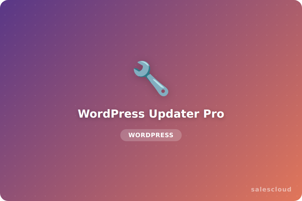 WordPress Updater Pro — Gestor de Actualizaciones y Subida de Plugins